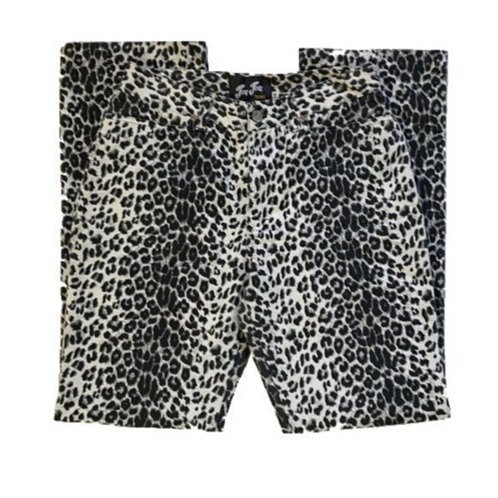 Jou Jou | Black & White Snake Skin Denim